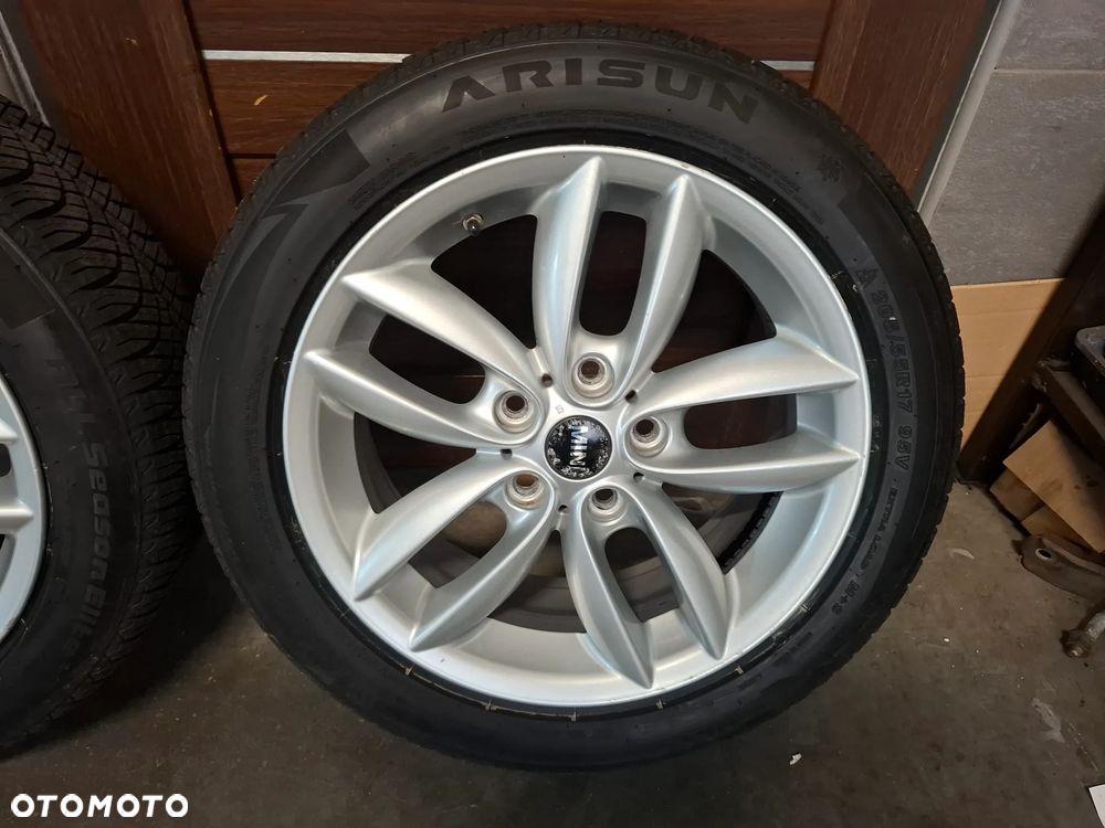 4x Koła alufelgi 2016 rok posiadają czujniki w felgach z nowymi oponami całorocznymi 17 cali  7Jx17 H2 Mini Cooper nr 9803723 9804371 9803726 - 5