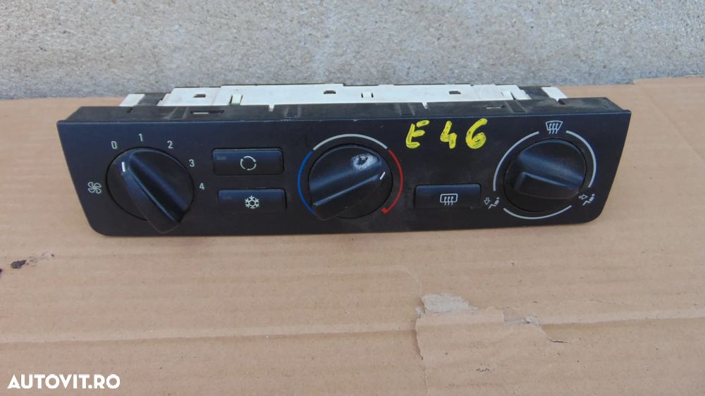 Panou comanda aer conditionat AC BMW Seria 3 E46 an 1998-2006 cod 64116921845 - 1