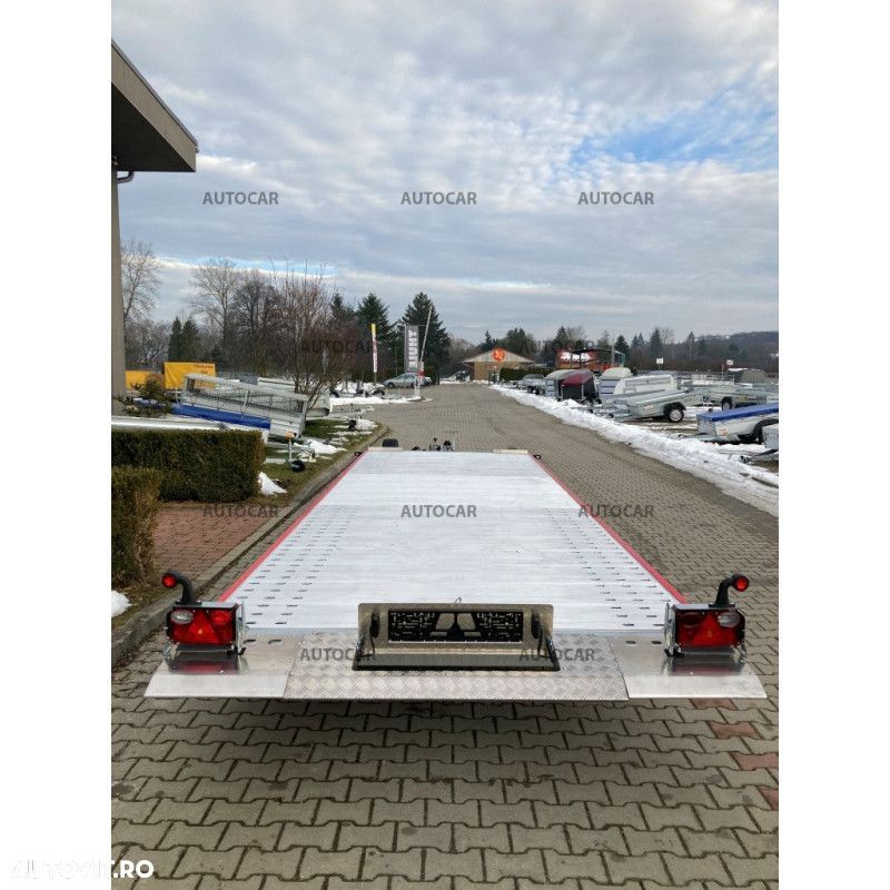 Wiola L35G65P Trailer transport auto cu sistem de franare basculabile cu trei axe ALU - 12