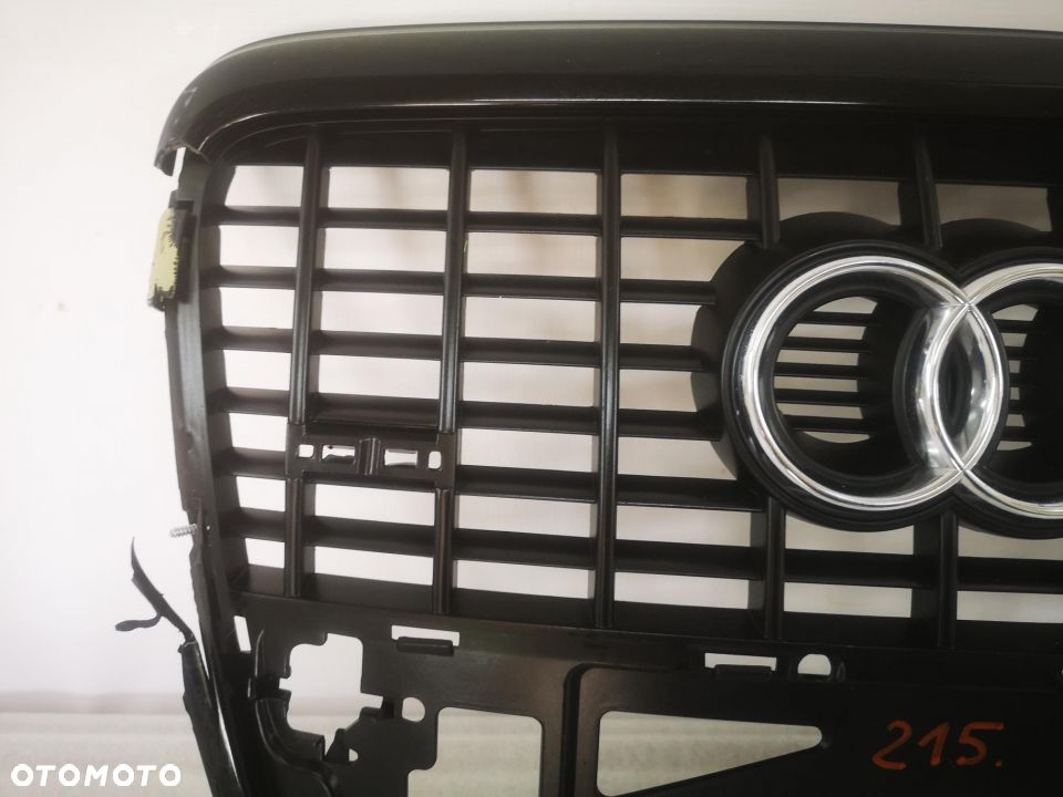AUDI A6 C6 S-LINE 4F0  BLACK 04- ATRAPA PRZEDNIA PRZÓD / GRILL POD RADAR NR: 4F0853651L, NR AUKCJI NG215 - 2