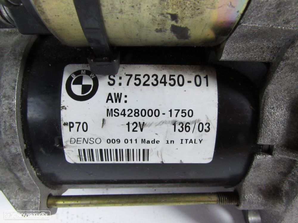 Motor de arranque Seminovo/ Original BMW Z4 Roadster (E85)/BMW 5 (E60)/BMW X3 (E... - 3