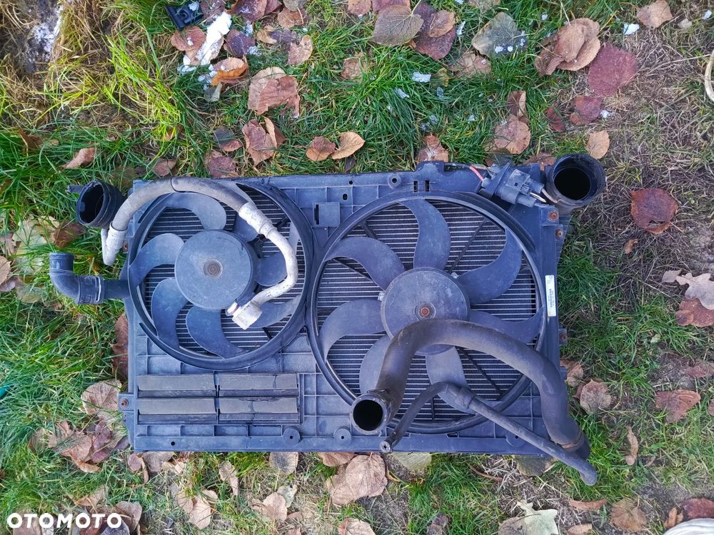 KOMPET CHŁODNIC Z WENTYLATORAMI VW PASSAT B6 - 6