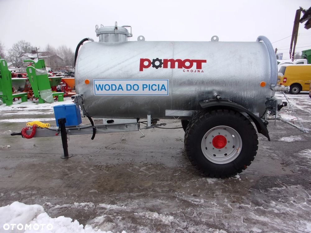 Pronar Przyczepa-Cysterna-Beczkowóz do transportu, przewozu, dostarczenia wody pitnej T507/5 POMOT 5000 Litró, Wóz Asenizacyjny POMOT T507/3 - 4000 litrów, nie Meprozet - 3