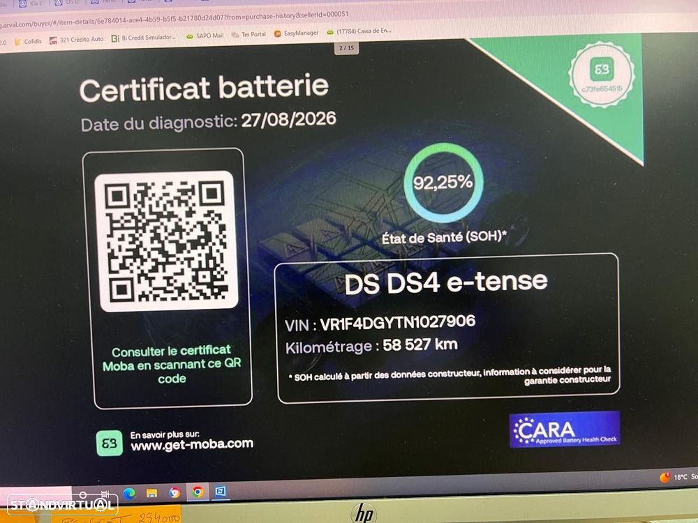 DS DS4 E-Tense Performance Line EAT8 - 2