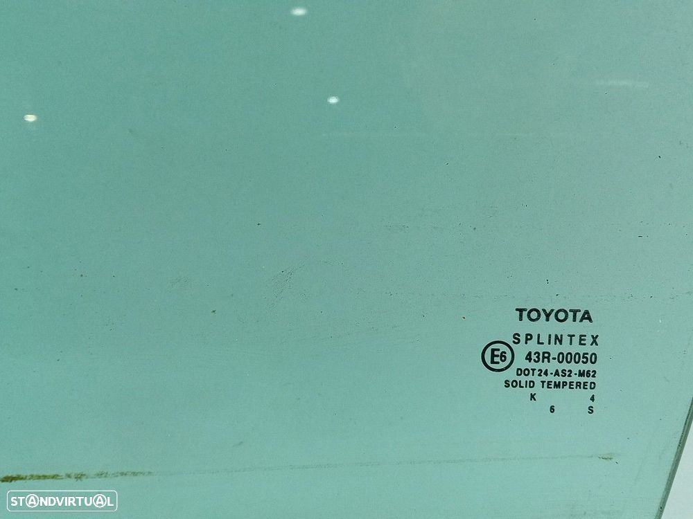 Vidro porta frente esquerda TOYOTA Avensis Liftback (_T25_) - 2