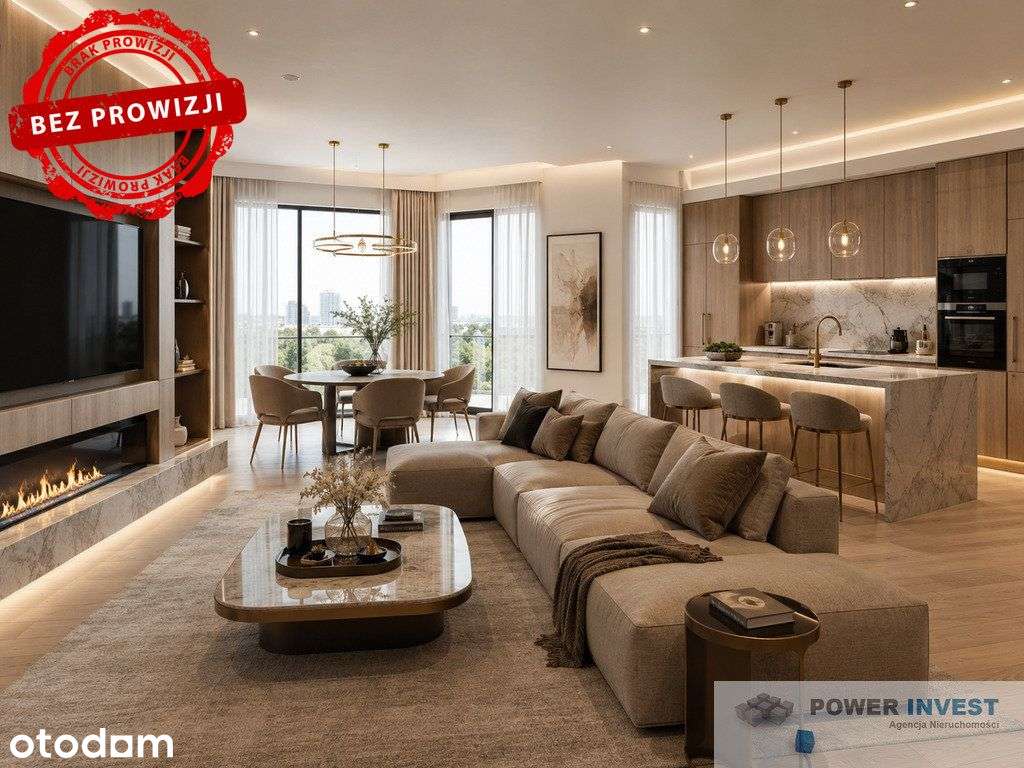 5 pokoi | Taras 126,82 m² | Bez Pcc i prowizji