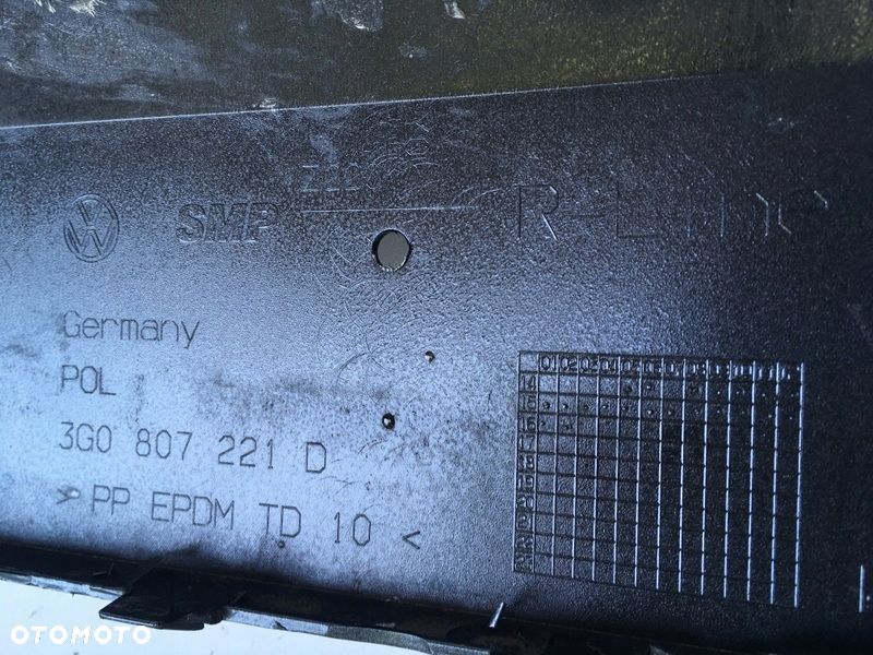VW PASSAT B8 3G R LINE ZDERZAK PRZOD 3G0807221 - 8