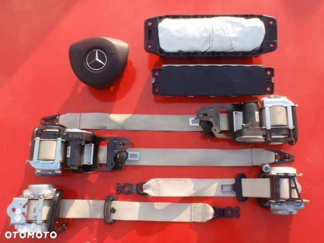MERCEDES W205 C DESKA KONSOLA AIRBAG SKÓRA EUROPA - 9