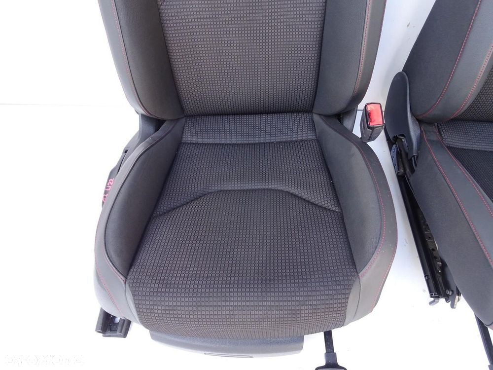 FOTELE FOTEL KOMPLET PÓŁSKÓRA SKÓRA KANAPA SEAT LEON III 5F FR 5D HB - 7