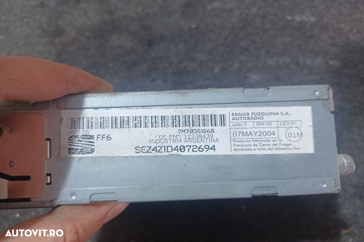 Radio cd 7M7035186B Seat Alhambra 1 [facelift] [2000 - 2010] Minivan - 4