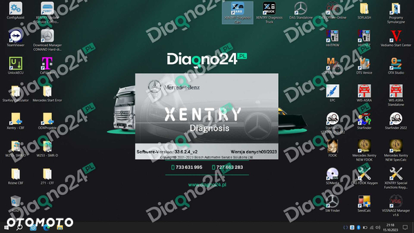 Gotowy dysk MB Star Xentry Mercedes Benz A, B, C, E, S 2023