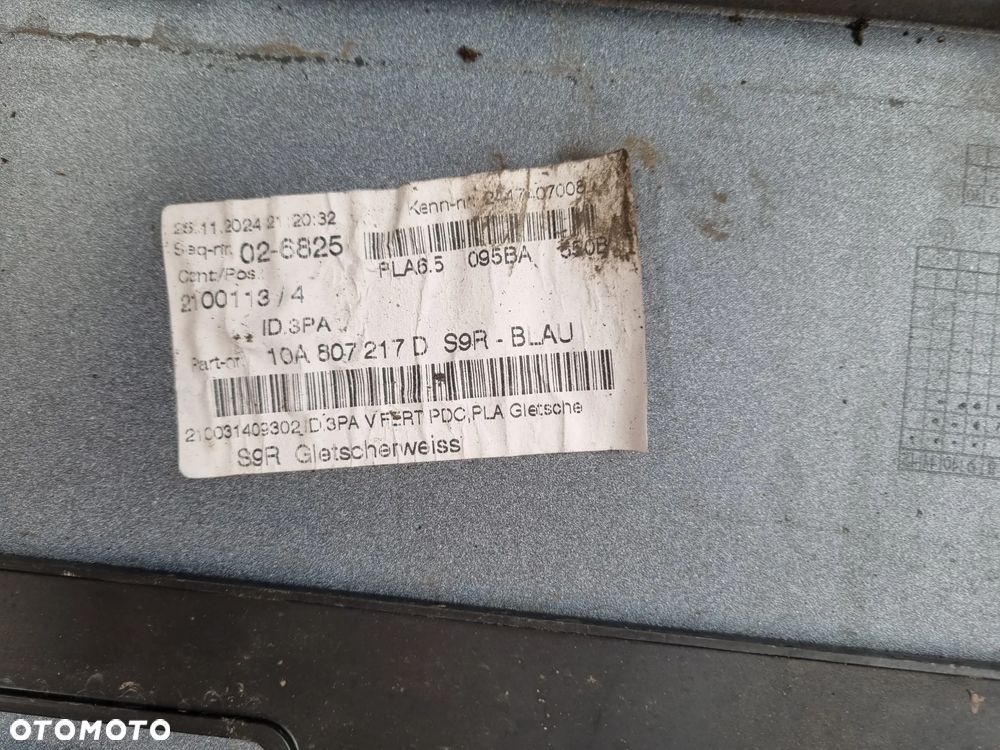 VW ID.3 ID3 LIFT ZDERZAK PRZOD PRZEDNI - 7