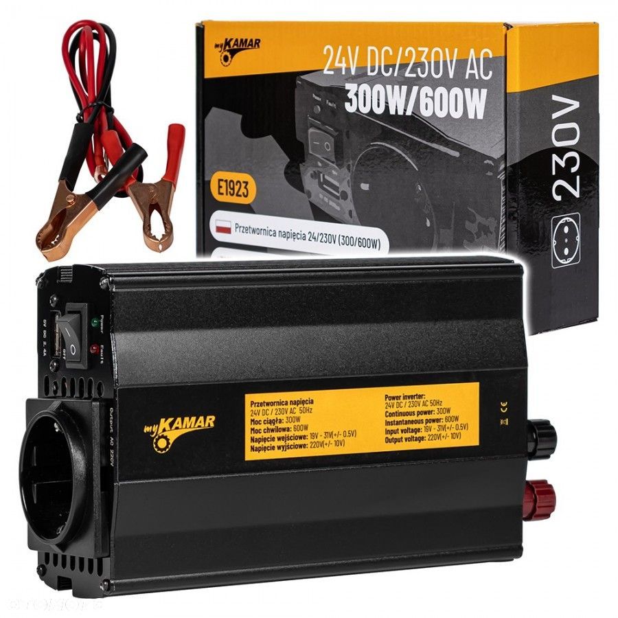 przetwornica napięcia 24/230 v (300/600 w) - 1
