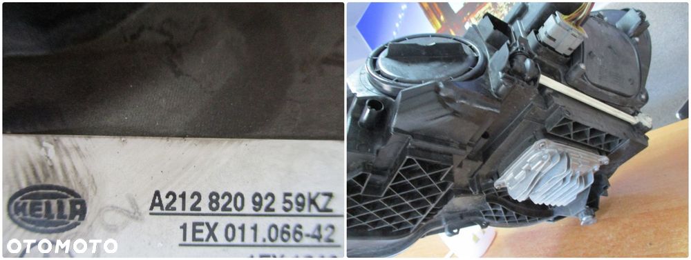 Lampa lampy przód Mercedes E-Klasa W212 led 14r A2128209259 - 2