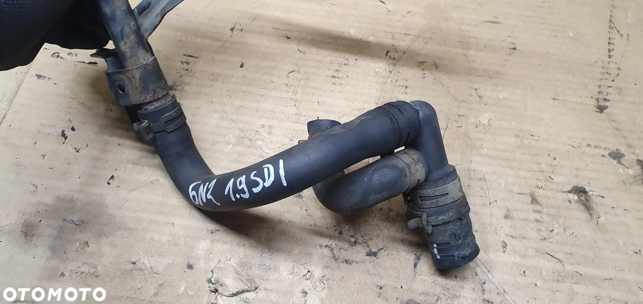 Rura wąż przewód wody VW Polo III 6N2 1.9 SDI 1H0121619D 6N0121065G - 6