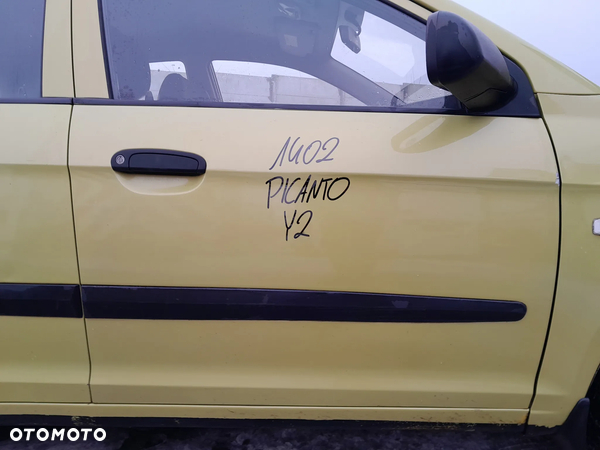 KIA PICANTO DRZWI PRAWE PRZEDNIE PRAWY PRZÓD KOLOR: Y2