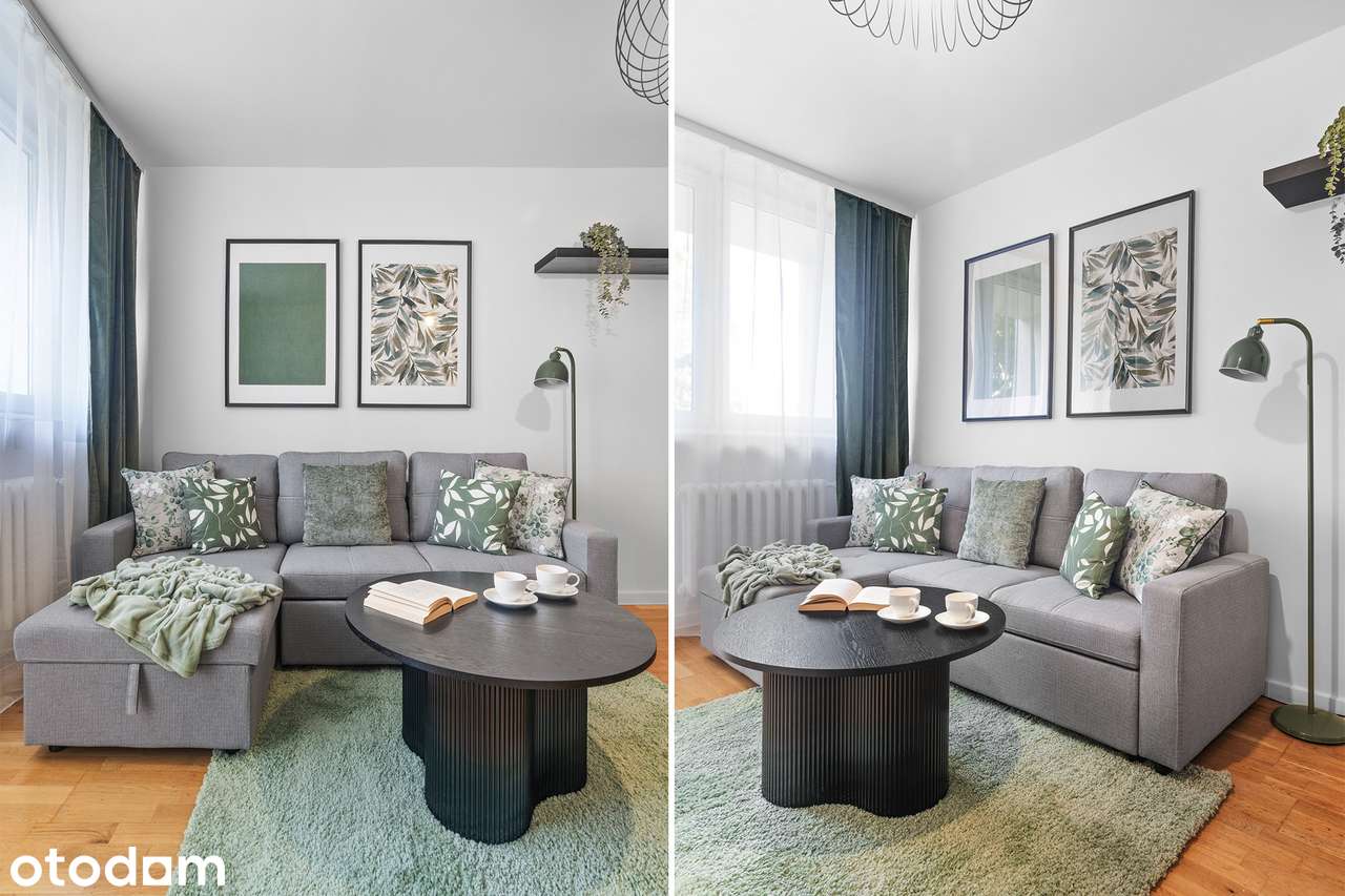 2 pokoje z oddzielną kuchnią po remoncie | balkon z widokiem na zieleń