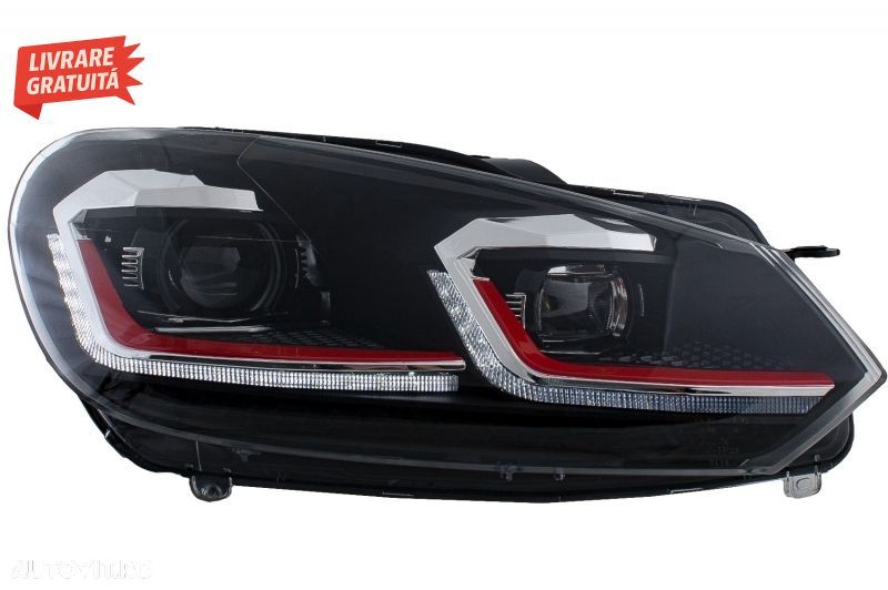 Faruri LED si Stopuri FULL LED VW Golf 6 VI (2008-2013) Facelift G7.5 GTI Design R- livrare gratuita - 6