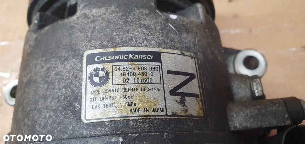Sprężarka klimatyzacji pompa klimy BMW 3 E46 6908660 - 6