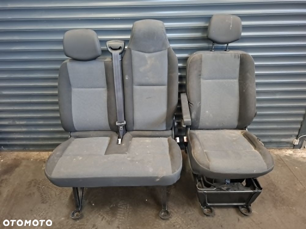 FOTEL LEWY PRAWY PRZEDNI FOTELE KIEROWCY PASAŻERA DWÓJKA RENAULT MASTER III OPEL MOVANO B - 2