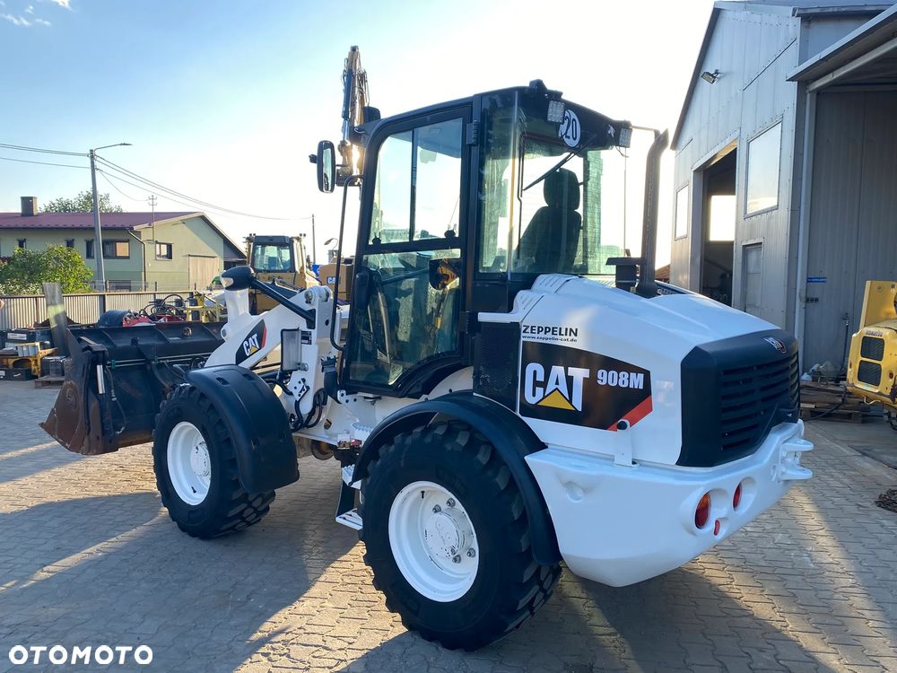 Caterpillar CAT 908M, 2020 ROK, 3500 MTH, ŁYŻKA OTWIERANA + WIDŁY, z NIEMIEC, - 8
