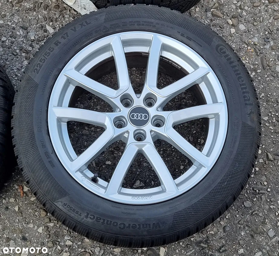 4x koła felgi opony zima Audi A6 A7 A4 A5 Allroad VW Seat Skoda Continental WinterContact TS 850 P 225/55/17 225/55R17 5x112 - 3