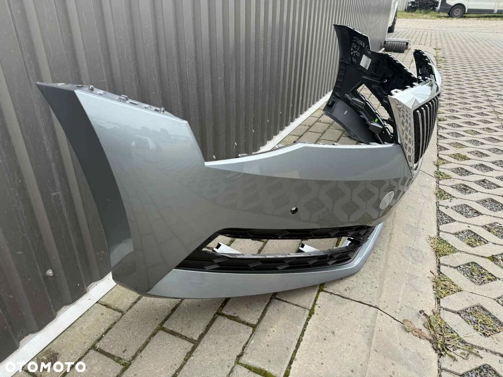 Skoda SuperB III Lift Zderzak Przód Przedni Kompletny Radar 4xPDC LF7M 19-23 - 7