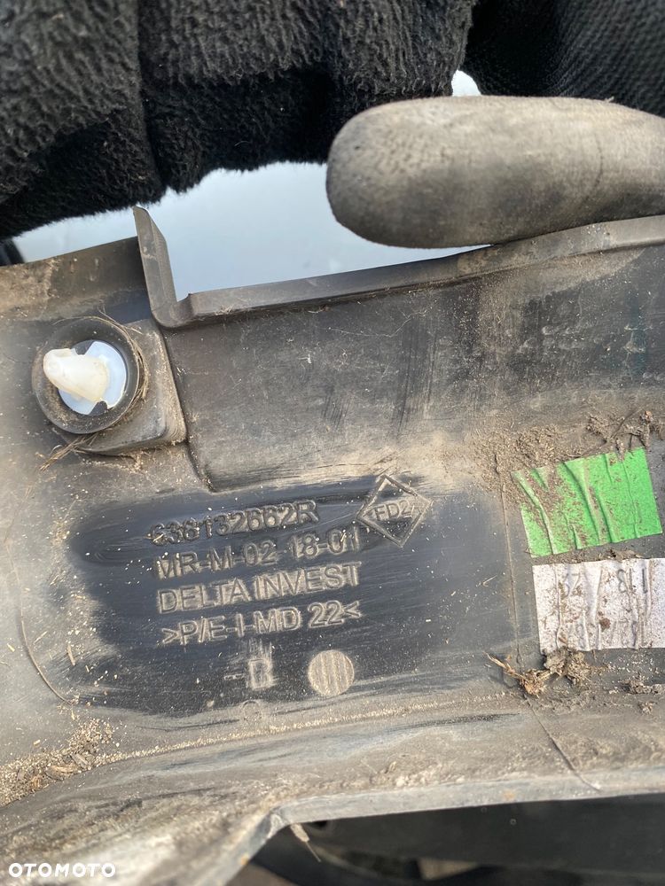 DACIA SANDERO III STEPWAY JOGGER ORYGINALNA NAKŁADKA NA BŁOTNIK LISTWA BŁOTNIKA HOKEJ lewa przednia lewy przód 638132662R Wwa - 6