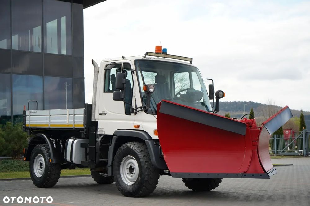 Mercedes-Benz UNIMOG  U300 / 4X4 / WYWROTKA 3 STRONNA / PŁUG / KOMUNALNY / HYDROZŁĄCZA / EPS + SPRZĘGŁO - 3