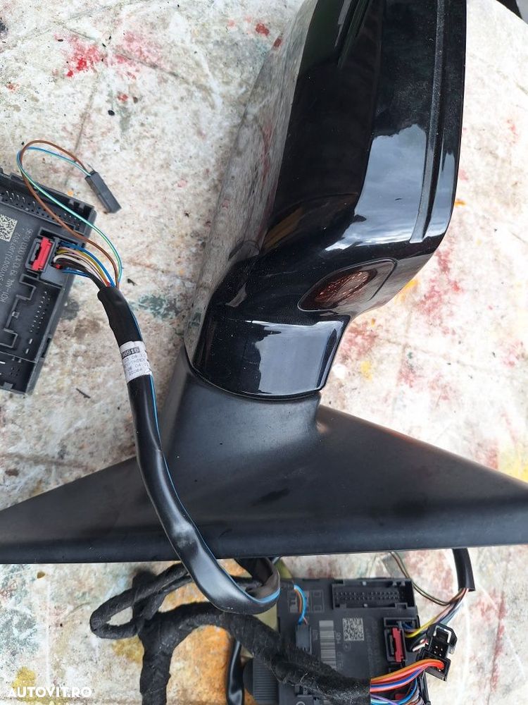 Oglinzi side assist Audi A5 cabrio complete cu module și buton - 6