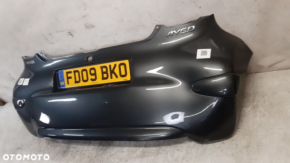 $ ZDERZAK TYŁ TYLNY DO TOYOTA AYGO 1G3 SZARY - 3