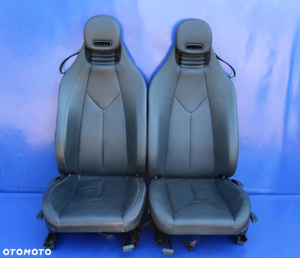 Fotele przednie grzane z nadmuchem Airscarf Mercedes SLK R171 W171 Anglik - 2