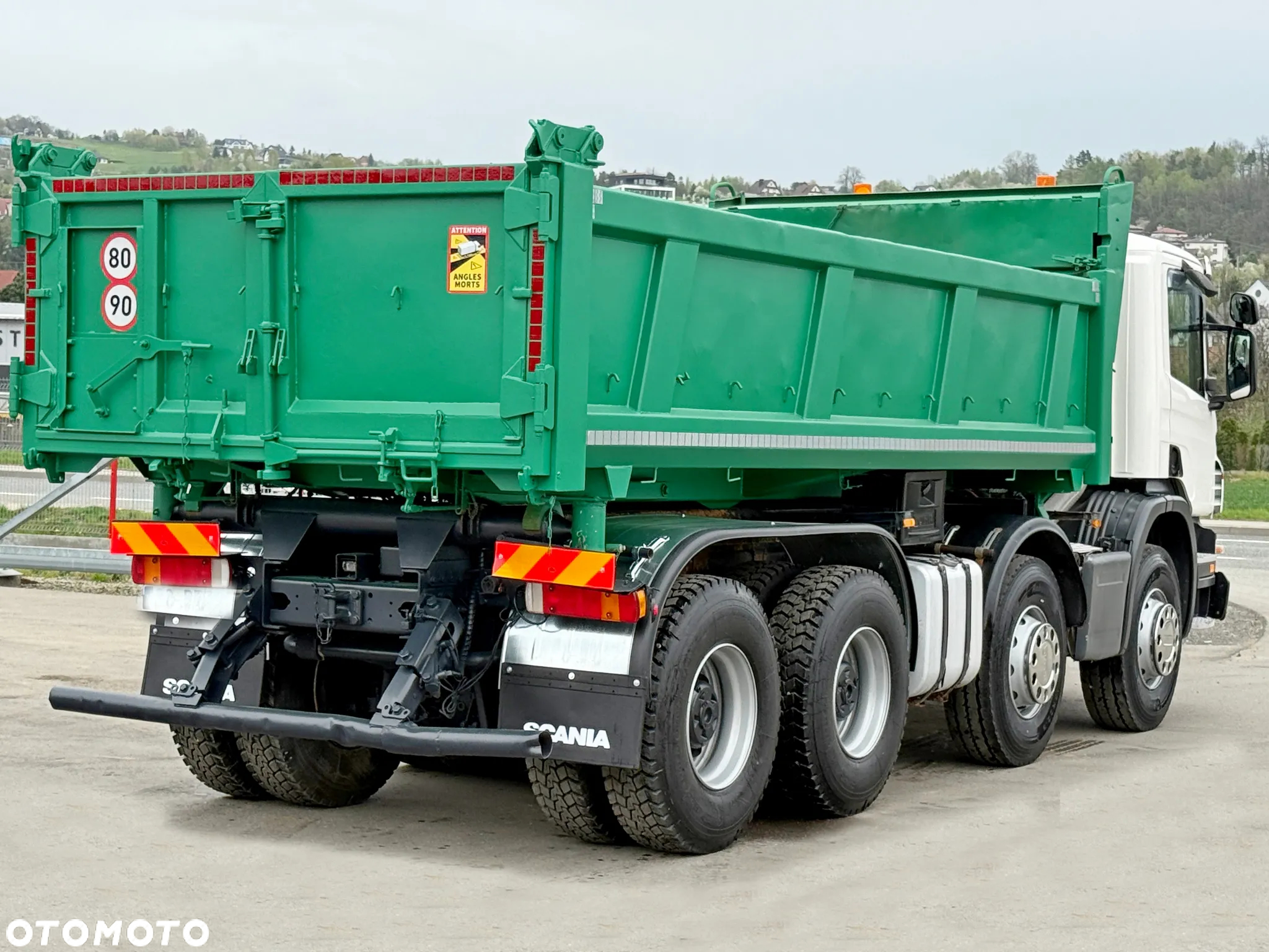 Scania P 380 * WYWROTKA 5,70 m + BORDMATIC * 8x4 * STAN BDB - 7