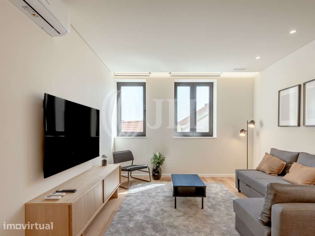 Apartamento T1, com garagem, no centro de Matosinhos - Grande imagem: 2/32
