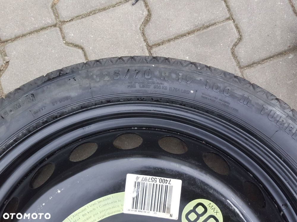 AUDI A4 B8 08-16r A5 8T KOŁO DOJAZDOWE 19 5X112 LEWAREK - 6