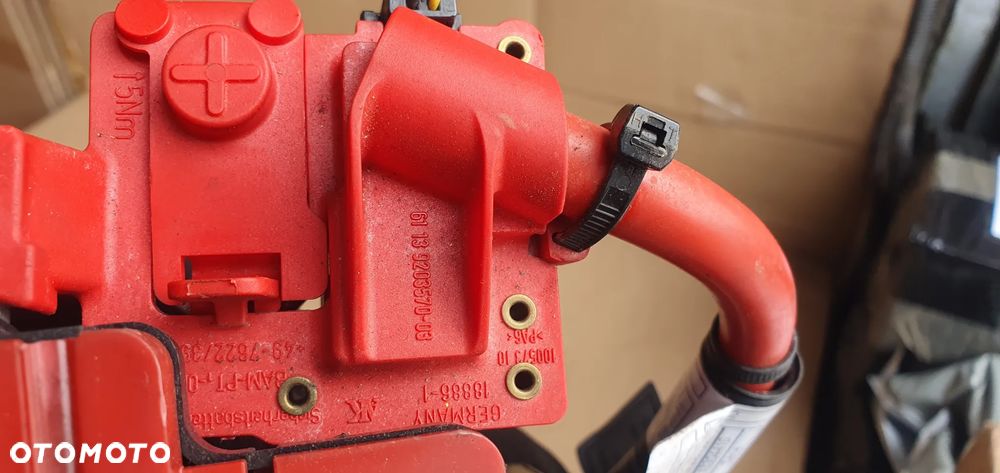 Klema plusowa pirotechniczna kabel BMW X5 E70 9217004 9178959 - 10