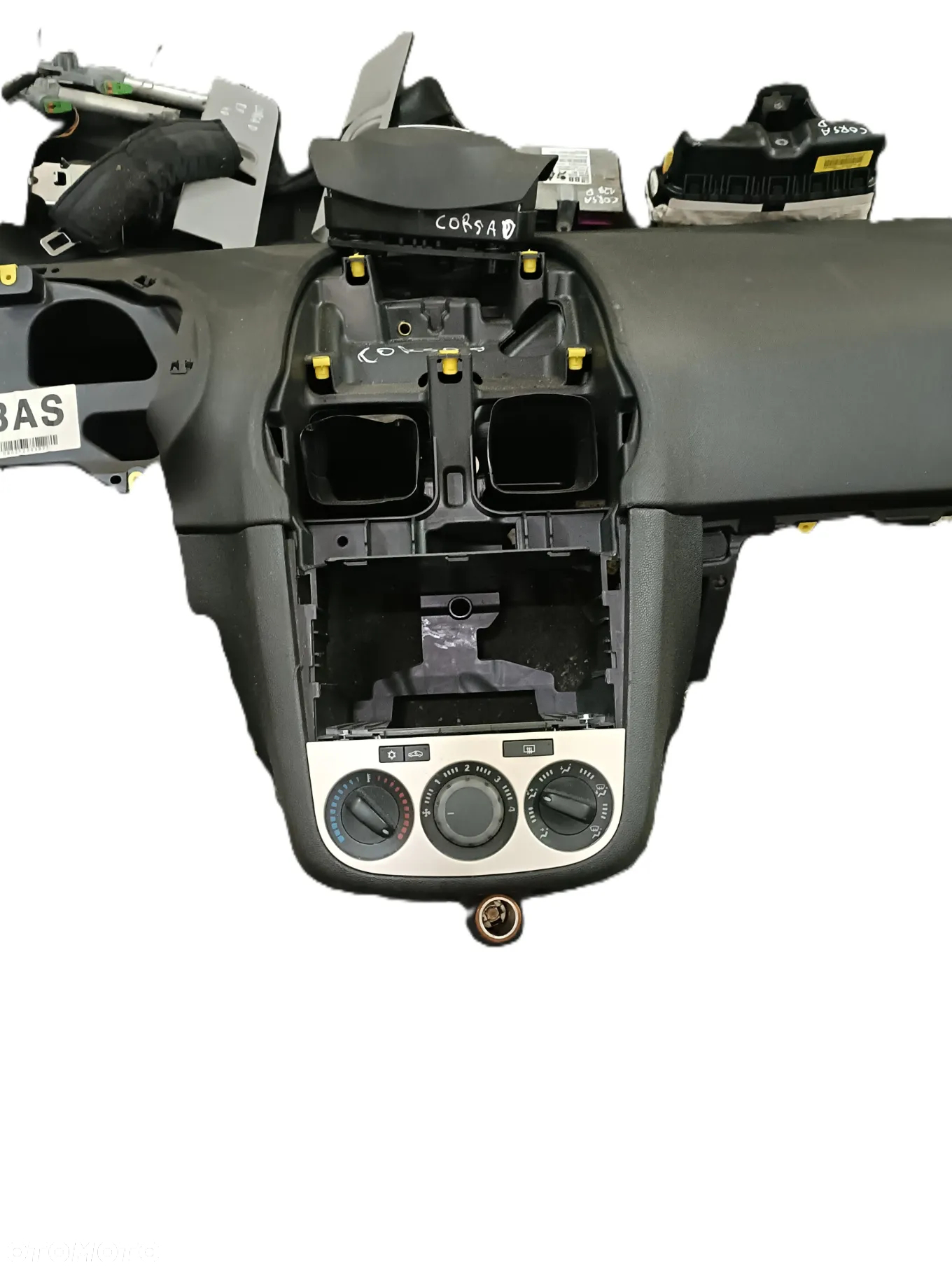 OPEL CORSA D 06-11 r. deska rozdzielcza + pasy lewy i prawy przód + AIRBAG + moduł + - 11