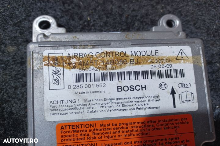 Calculator airbag 4M5T14B056BJ 0285001552 Ford Focus 2 [2004 - 2008] - 4