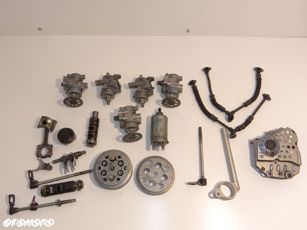 GSX 750 F GSX 600 F Pompa oleju, korbowód + tłok, wodziki , program skrzyni biegów, rozrusznik, kosz sprzęgła pokrywa silnika