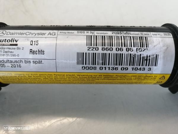 Airbag Cortina Dto Mercedes-Benz S-Class (W220) - 3