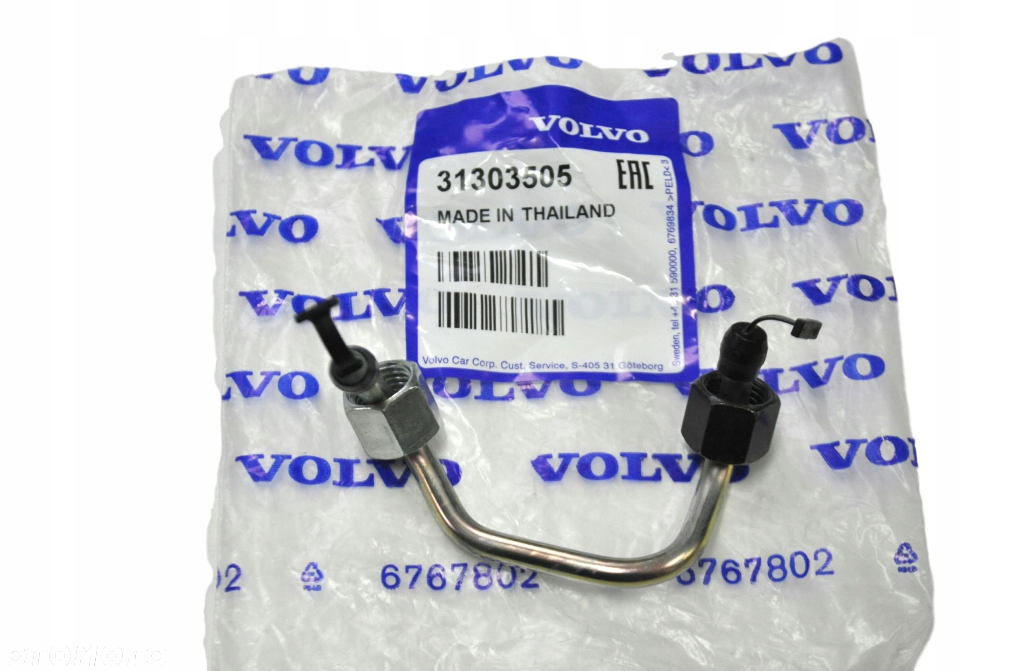 VOLVO V70 XC70 XC60 przewod paliwowy 2,0D 4-cyl OE 31303505 - 2