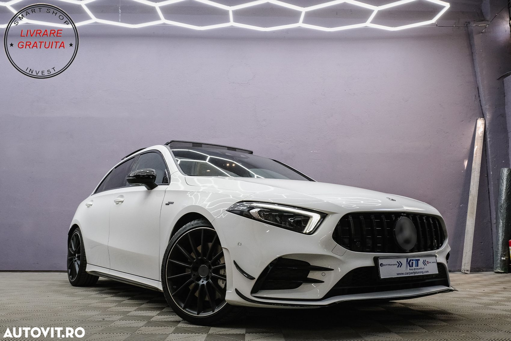 Ornamente bara fata flapsuri Mercedes A Class W177 V177 (04.2018-2022) A35 Design - livrare gratuita - 5