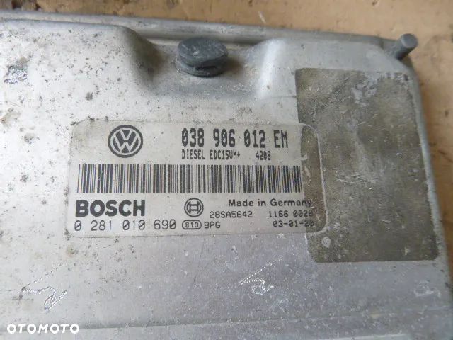 ZESTAW STARTOWY KOMPUTER STACYJKA IMMOBILIZER LICZNIK SEAT IBIZA III CORDOBA II 1.9 SDI 038906012EM - 23