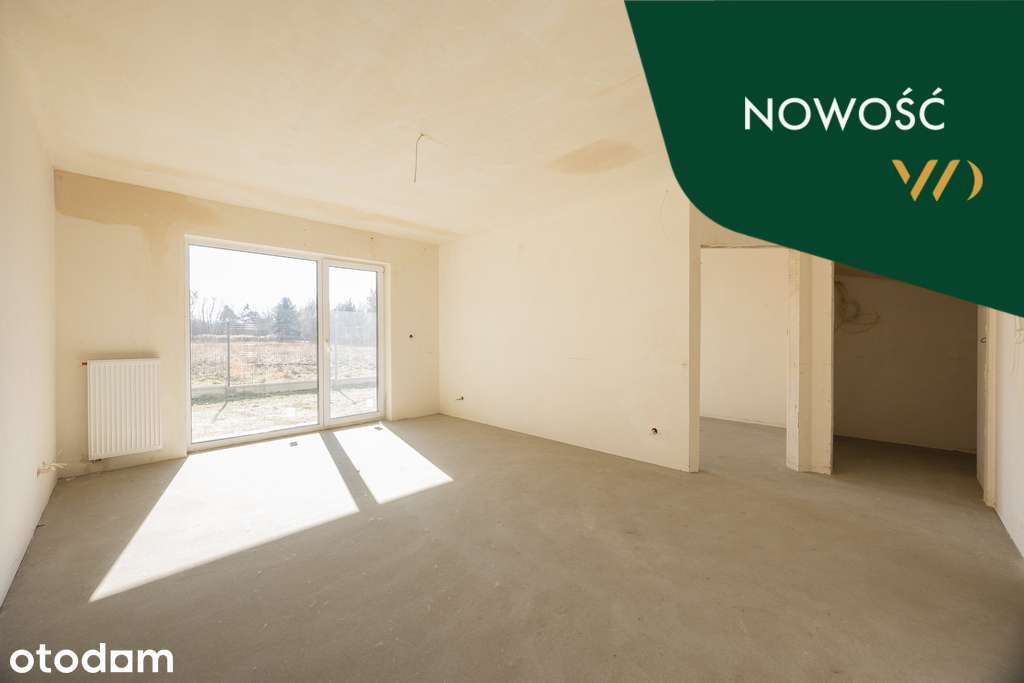 3 pokoje z ogródkiem| 60,86 m2 |bez PCC| Radzymin