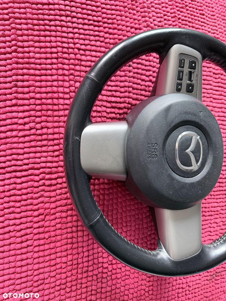 Mazda 3 5 6 koło dojazdowe 16cali T125/70 R16 Mazda 6 GH 2008/2010r kierownica air bag stan b.dobry kierownice Mazda 2 dy de 3 BK bl bp 5 CR CW 6 gg GY GJ cx-5 cx-3  plastiki wloty powietrza lampa tył lewa lub prawa strona Europejska stan b.dobry oryginalna w 100% sprawne oraz inne części - 14