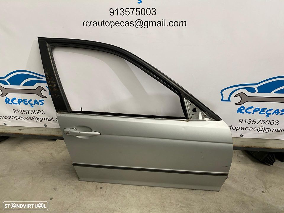 PORTA FRENTE FRONTAL DIREITA BMW SERIE 3 E46 FECHO ELEVADOR MOTOR PUXADOR VIDRO - 2