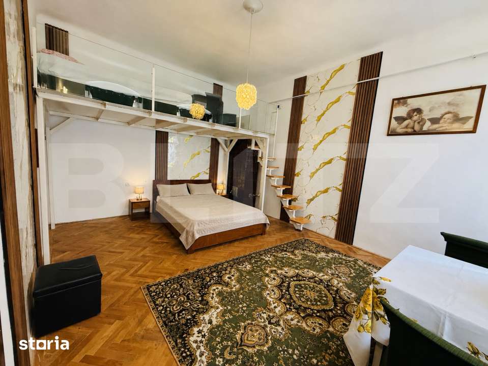 Garsoniera spatioasa, tip duplex, in centrul istoric al Brasovului — fotografia 1