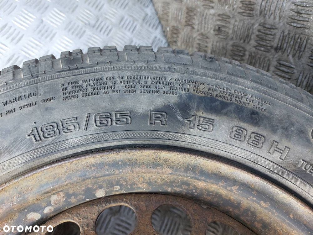 KOŁO ZAPASOWE ZAPAS 5X120 6Jx15 ET42 FI72,6 185/65R15 RALLYE 440 E46 - 2