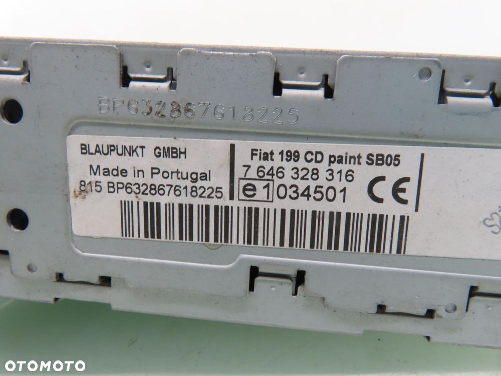 RADIO FIAT GRANDE PUNTO 7646328316 - 4