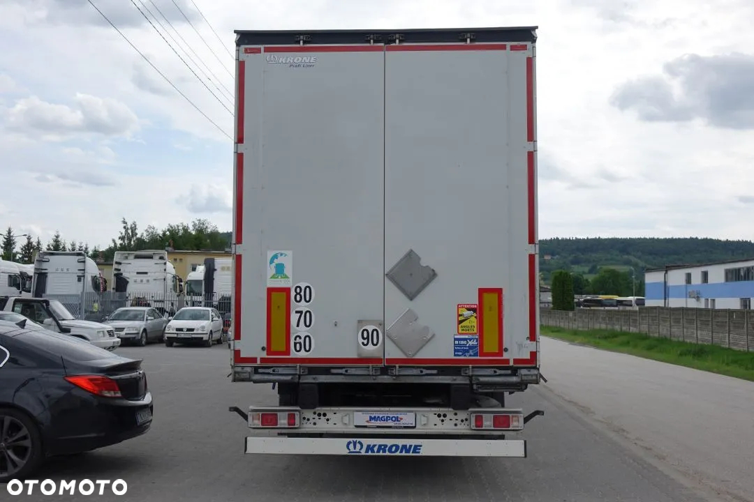 Krone FIRANKA / STANDARD / DWIE OSIE PODNOSZONE / KOSZ I KOŁO ZAPASOWE / WZMACNIANE PLANDEKI / OSIE KRONE - 6